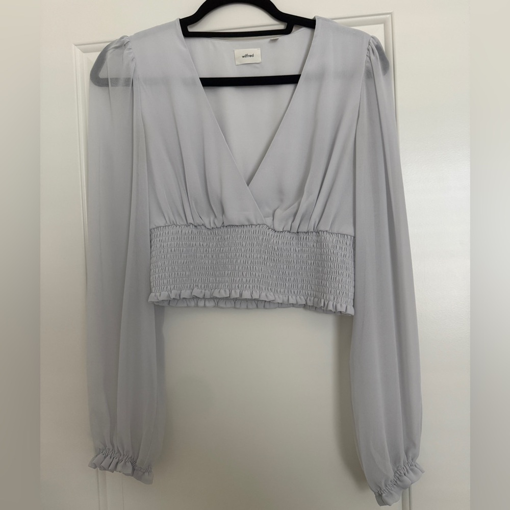 Aritzia Wilfred Wistful Blouse Size Small